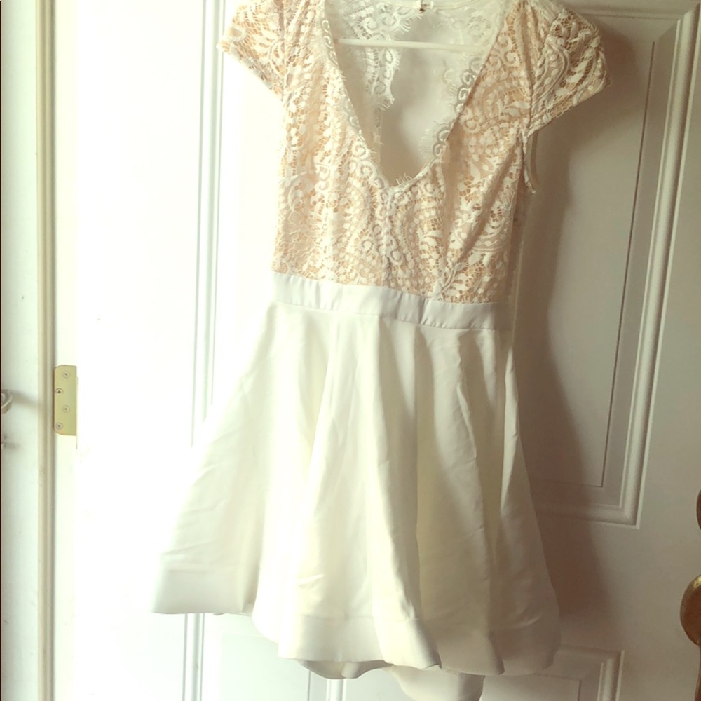 Beautiful white lace dress